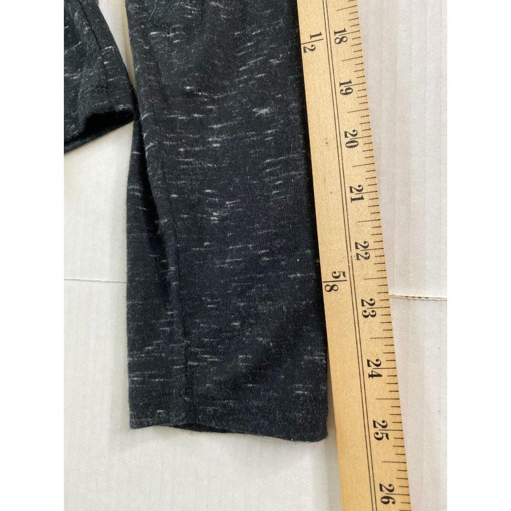 a new day Womens Black Speckled Round Neck Knit Tunic Size 2X Academia Goth Boho - Picture 8 of 8